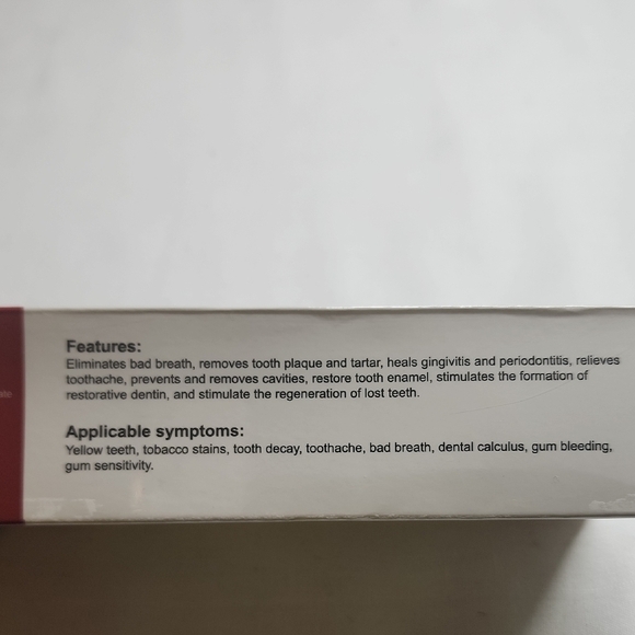 Probiotic Brightening Toothpaste - Red - Picture 2 of 2